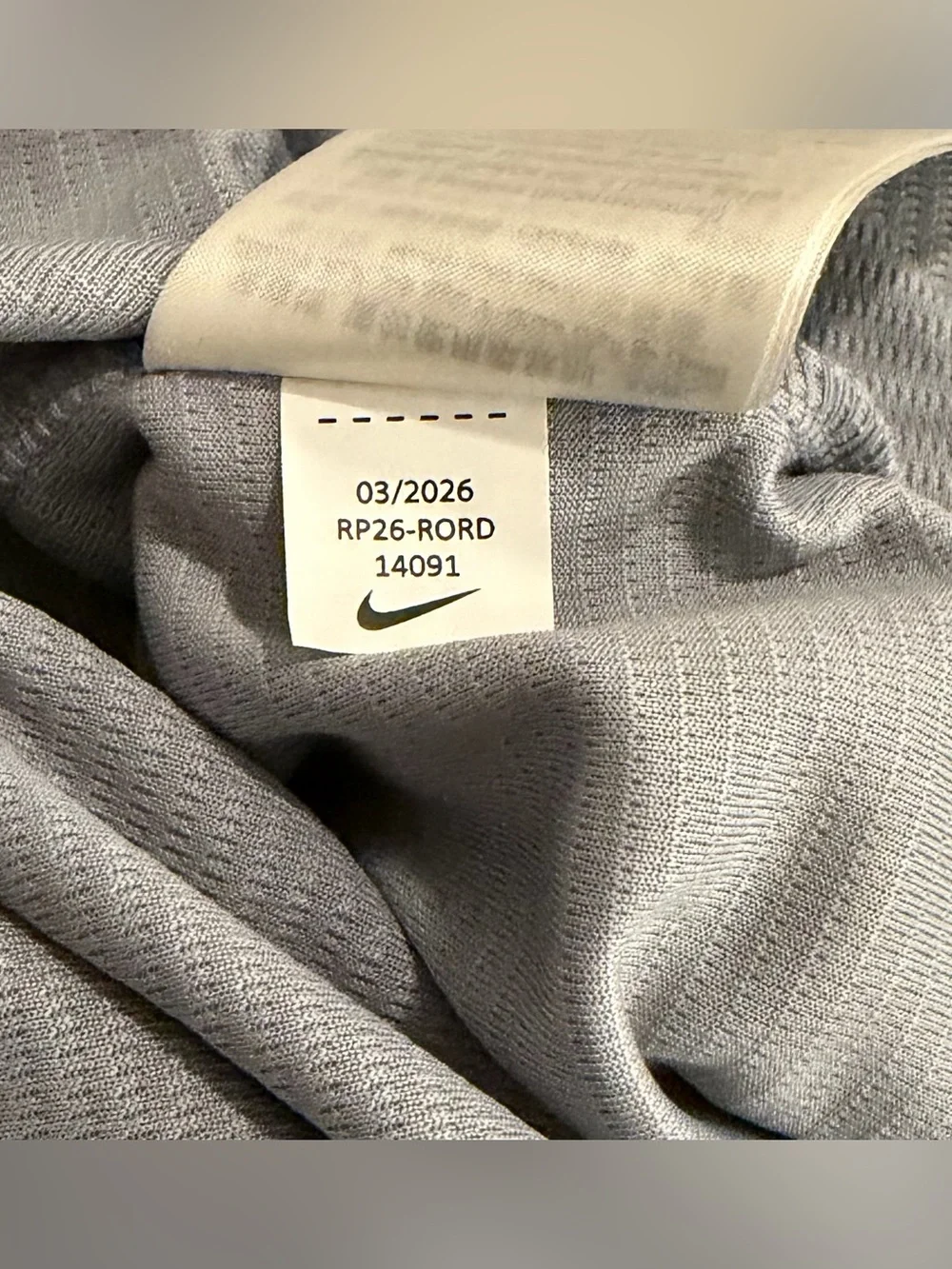 Nike Authentic Kansas City Royals MLB Baseball Gray Jersey Men’s Size: Medium
